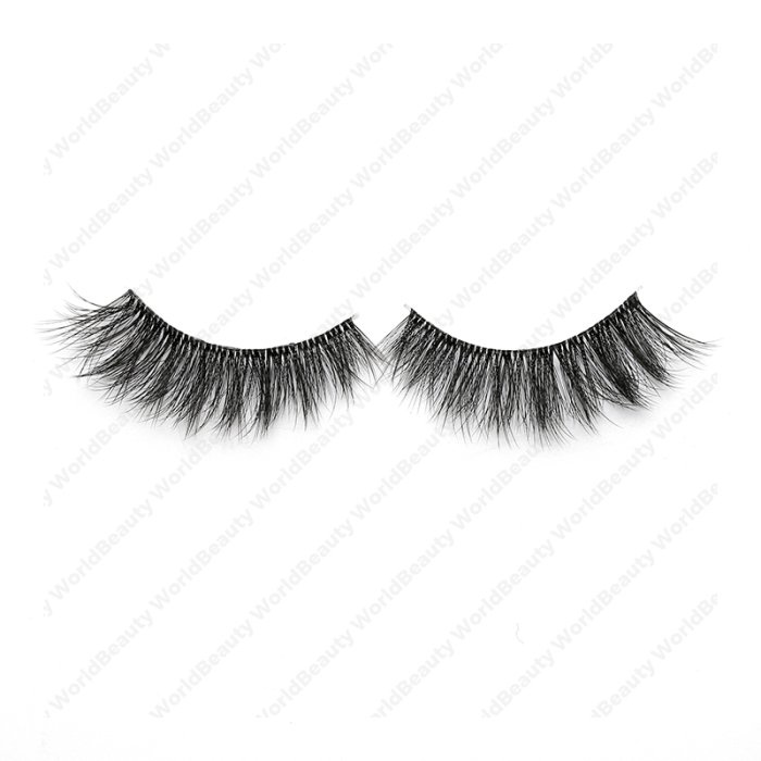 3D faux mink lashes clear band DB-02