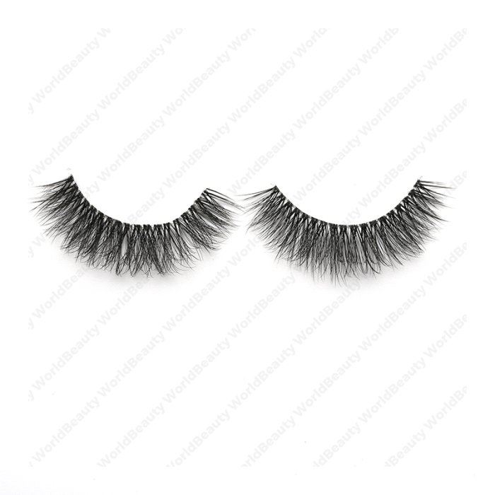 3D faux mink lashes clear band DB-24